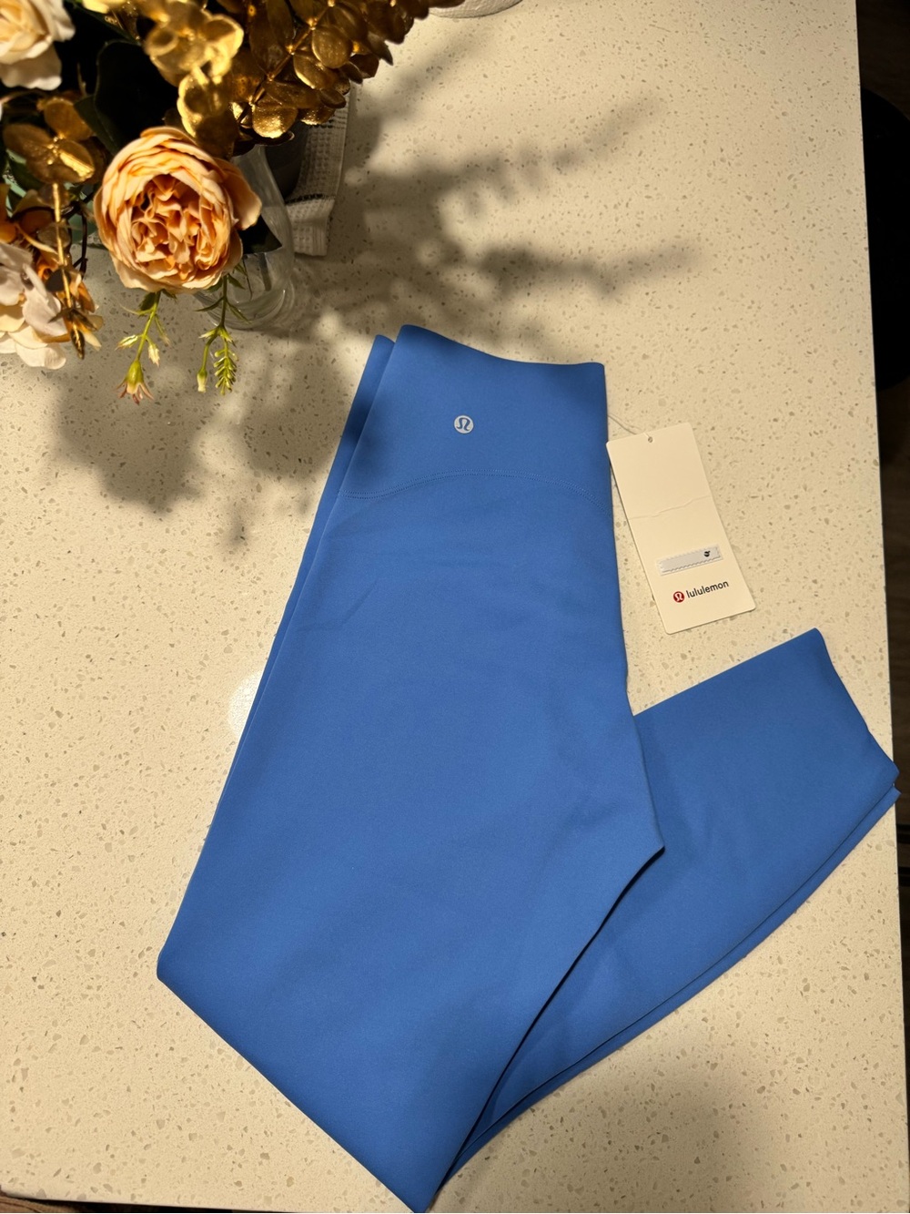 Lululemon Glow Up Leggings 25 “ Pool Size 8 - Picture 2 of 5